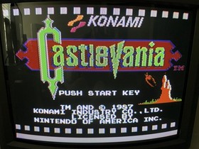 Castlevania NES Nintendo Entertainment System 1987 Konami Authentic Tested Works