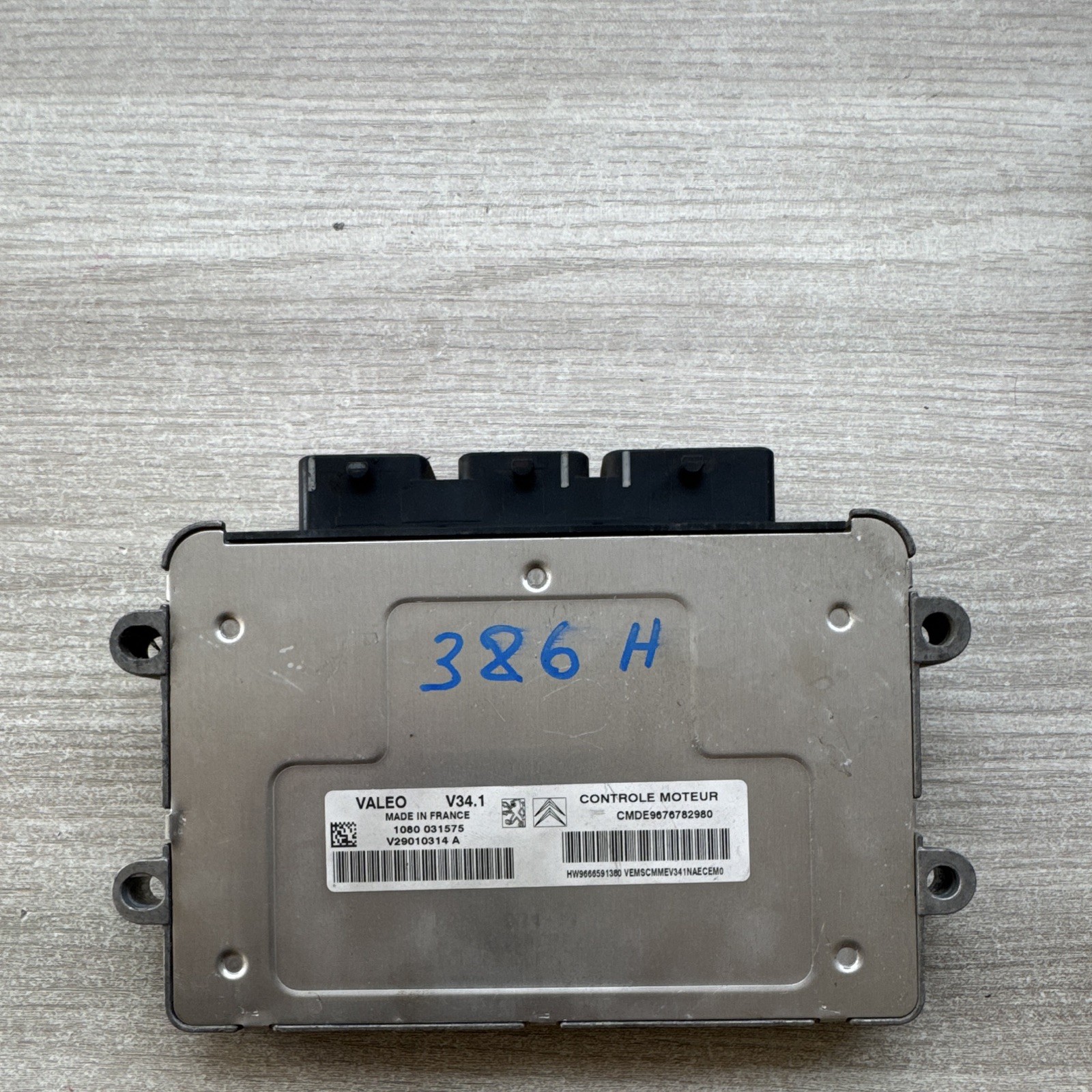 VALEO V34.1 CMDE9676782980 V29010314A HW9666591380