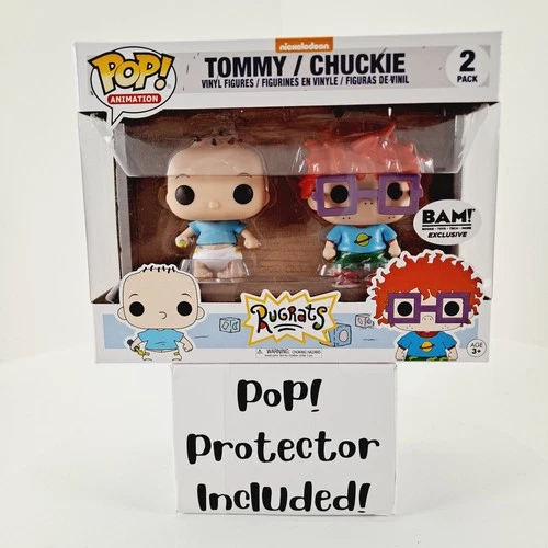 Funko Pop! Animation Nickelodeon Rugrats Tommy & Chuckie 2 Pack BAM! Exclusive