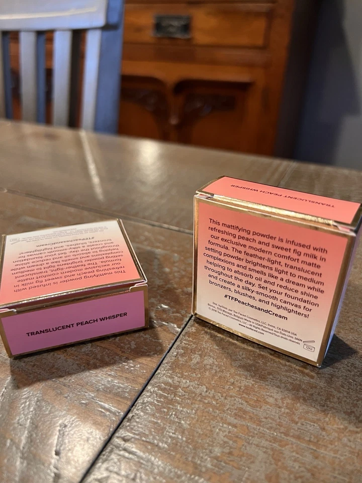 Too Faced 0.12oz Peach Perfect Mattifying Loose Setting Powder Translucent (2pk) - Image 2 of 3