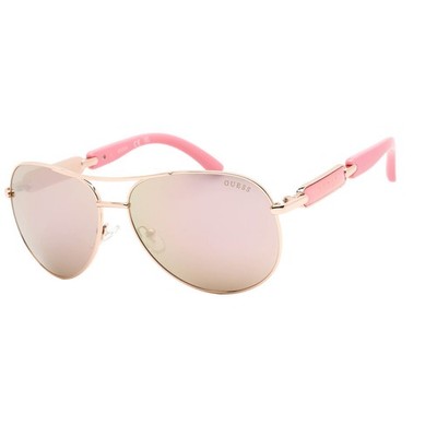 B-Ware | Guess Damensonnenbrille GU7295-28G ø 60 Mm UV400 Gold Rosa Pink