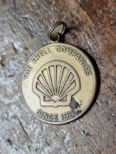 The Shell Company Key Chain Lock Tag Key Ring