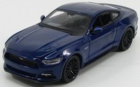 Maisto 1/24 Ford Mustang Coupe 5.0 Gt 2015 Blau Statisches Modell Diecast