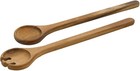 Zassenhaus Acacia Wood 2 Piece Salad Serving Utensil Set, 13.75" x 2.5"