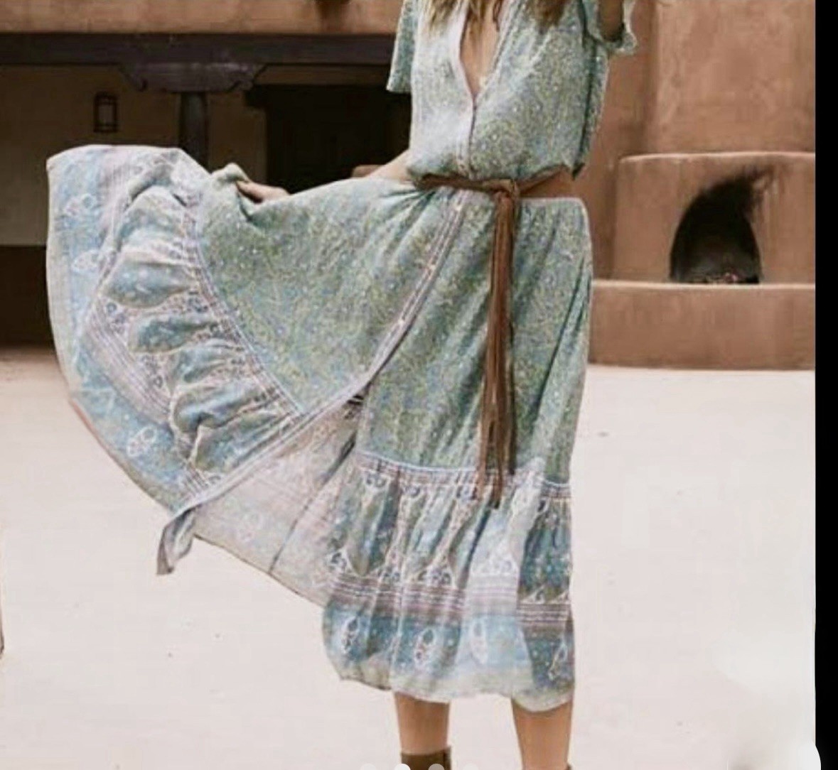 Spell and the Gypsy Jasmine flutter sleeve maxi. … - image 9