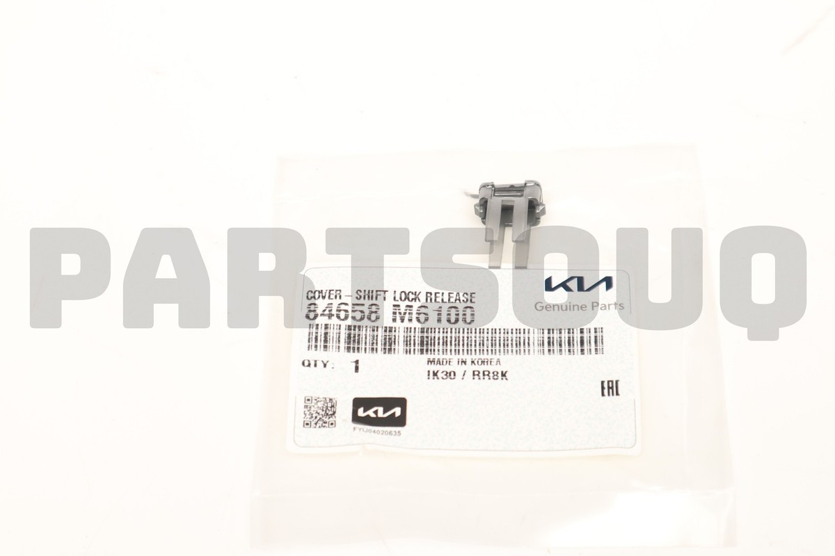 84658M6100 Genuine Hyundai / KIA COVER-SHIFT LOCK RELEASE | eBay