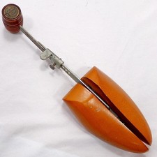 Vtg Single Florsheim Split Toe Wood Shoe Adjustable Tree Stretcher 4