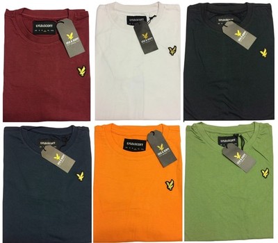 LYLE AND SCOTT KURZÄRMLIGES BRANDNEUES T-SHIRT MIT RUNDHALSAUSSCHNITT