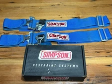 Vtg. "SIMPSON" Restraint System Shoulder Harness W/Sternum Part No.  33004