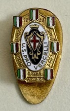 U.S. PRO VERCELLI vecchio distintivo calcio attacco a piedino
