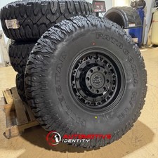 17x9.5 Black Rhino Arsenal Wheels 40 Mt Tires 8x6.5 Hummer H1 H2 Hmmv Ev
