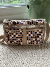 Lesportsac Colorful Polka Dot Everyday Deluxe Crossbody/Shoulder Bag