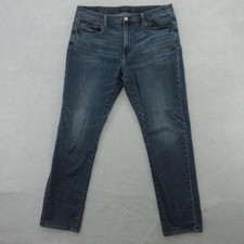 Lucky Brand 410 Athletic Slim Jeans Mens 36x32 Blue Stretch Denim Tapered Leg