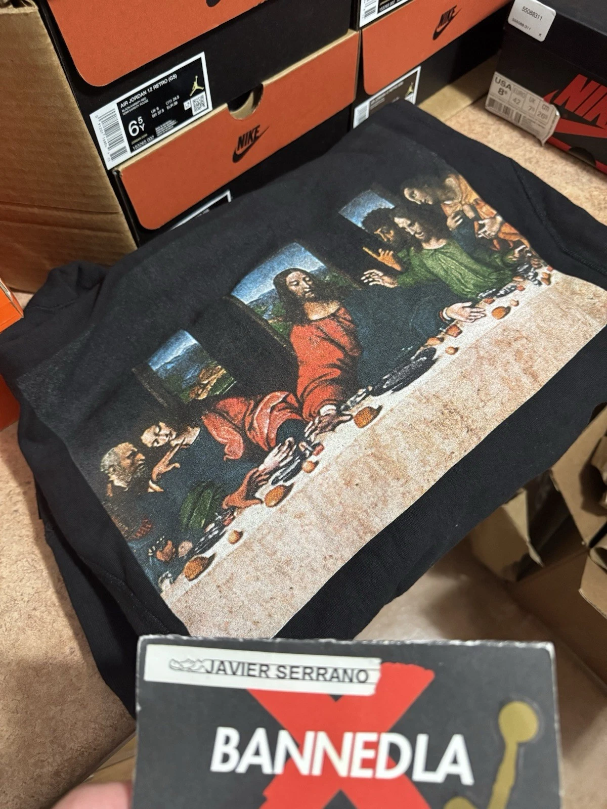 SWEATSHIRT À CAPUCHE SUPREME F/W 2012 NOIR DERNIER SOUPER taille MOYENNE DS
