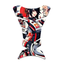 Shield Tank Pad Anti Slip Protector Sticker TP101 3449460 Anime Racing Girl