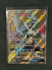 Pokémon TCG White Kyurem GX Dragon Majesty SM141 Holo Promo Card