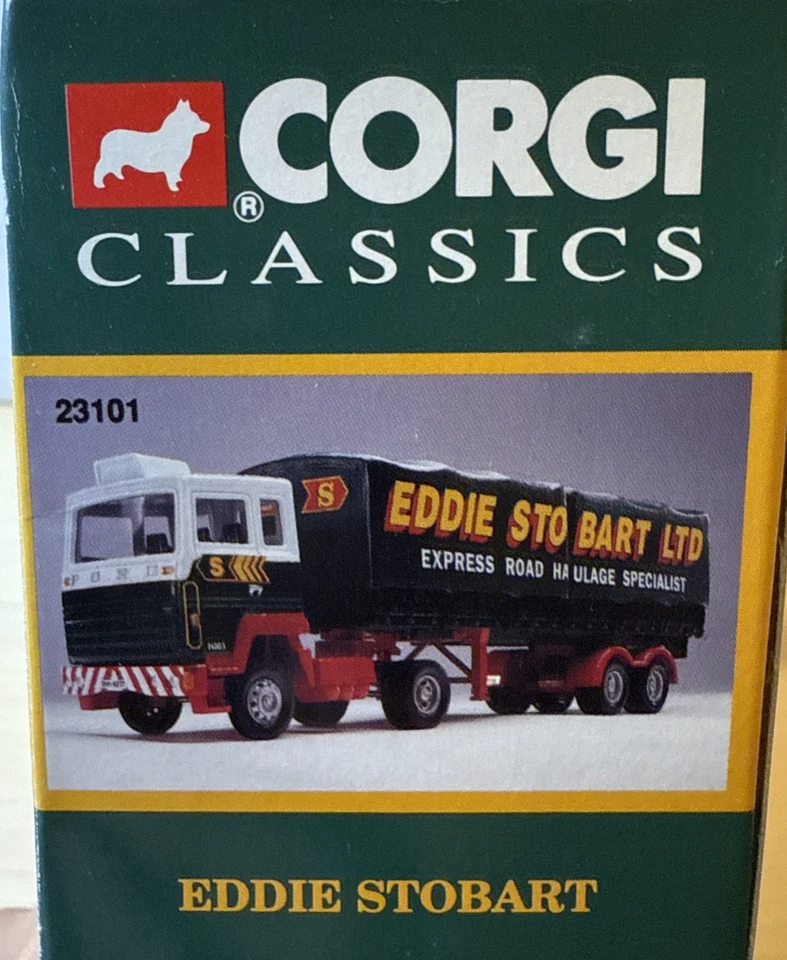 CORGI CLASSICS #23101 FORD TRANSCONTINENTAL TILT TRAILER EDDIE STOBART - Image 4 of 4