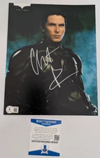 Christian Bale Batman Signed 8x10 Photo Beckett COA Authentic Autograph G