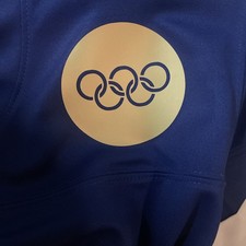 OLYMPIC GOLD IRON ON LOGO | 2026 USA Hockey Jersey Customization Mod