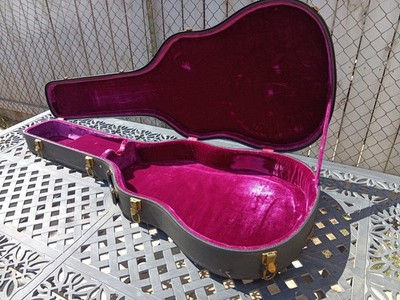 Vintage Gibson Guitar Case Black Hard Case With Key Very Nice ES335 or ES350?
