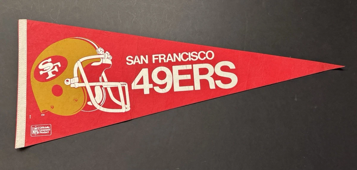 San Francisco 49ers Vintage Sports Pennants and Flags for sale | eBay