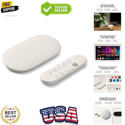TV Streamer 4K - Fast Streaming Entertainment on Your TV with Voice Search Re...
