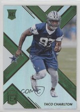 2017 Donruss Elite Rookies Green Taco Charlton #134 0v9