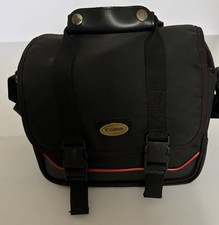 Canon Black Padded Camera Bag Camcorder Shoulder Case w/ Strap Dividers