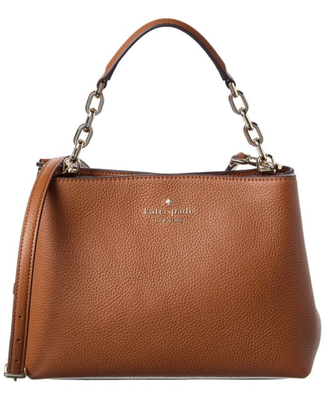kate spade- Aubrey- Top Handle Pebbled Leather Satchel- Warm