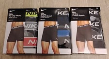 3 Pks Of Men's XL Nike All Day Cotton Dri-fit Boxer Briefs 3 Pk 9 Pairs Total