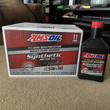 Amsoil 5w-30 Signature Series Synthetic Motor Oil 1 Case 12 Quarts Amsoil 5w-30 Signature Series Synthetic Motor Oil 1 Case 12 Quarts