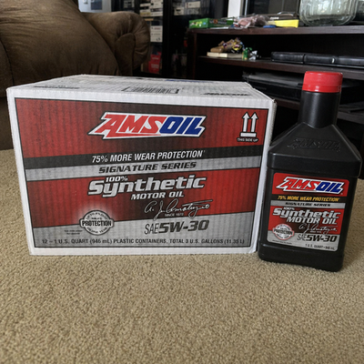 AMSOIL 5w-30 Signature Series Synthetic Motor OIL (1 Case, 12