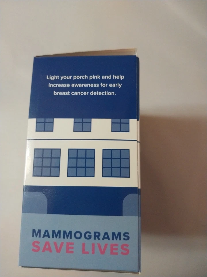 2 Pack A19 Led Pink Light Bulb9 Watt Pink Lights Equivalent 100 Watt Colored  - Image 3 of 4