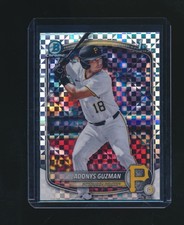 ADONYS GUZMAN 2025 BOWMAN CHROME 1ST REFRACTOR RC PARALLEL #BDC-126