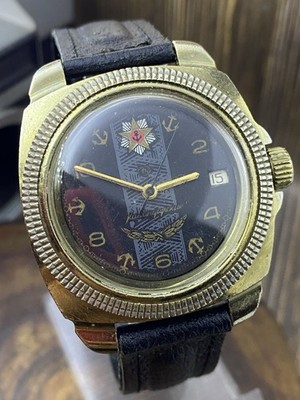 Watch Vostok Komandirskie Wostok Vintage Wristwatch USSR Rare Soviet #7338