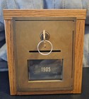 Vintage 1950's Corbin Post Office Box Door Bank With Key Very Nice — photo 2