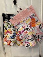 NWT Girls Size S 6-6X Wonder Nation Biker Shorts 4 Pairs SKU TR158