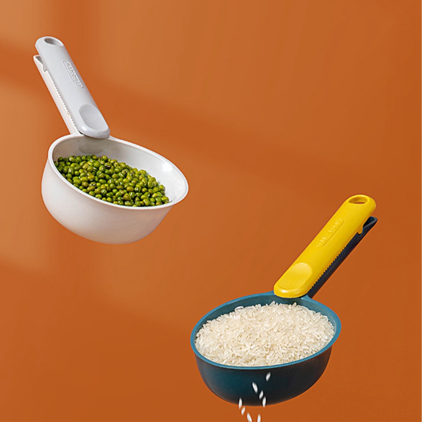 High Capacity Kitchen Scoops For Flour Rice Beans Durable ABS Excellent