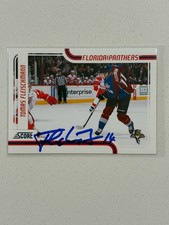 2011-12 Score #206 Tomas Fleischmann Auto Autograph Signed Colorado Avalanche