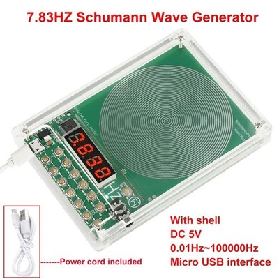 7.83Hz Pulse Sine Wave Frequency Generator Module with Case Audio Output
