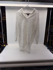 Banana Republic Ivory Embellished Blouse Size XS/p