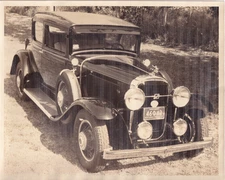 Photo Buick 1931 Sedan 2 Door 8" x 10" Matte Finish Michigan License Tag
