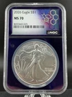 2026 American Silver Eagle $1 NGC Purple Core MS70 ASE