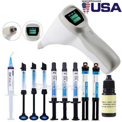 Dental Composite Resin Medium Flowable Light Cure Resin /Tooth Color Comparator