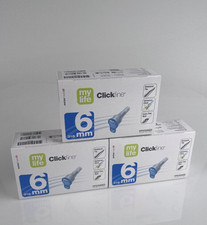 MYLIFE Clickfine Diamond Tip Universal Pen-Nadeln 31G 0,25 x 6mm 300 St&uuml;ck