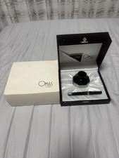 PENNA STILOGRAFICA OMAS EXTRA FOUNTAIN PEN OMAS WITH BOX AND INK NIB GOLD 18KT M