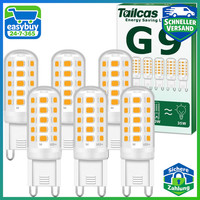 LED Lampe G9 Warmweiß 3000K 3W 350LM 6 StüCk Leuchtmittel Energiesparend