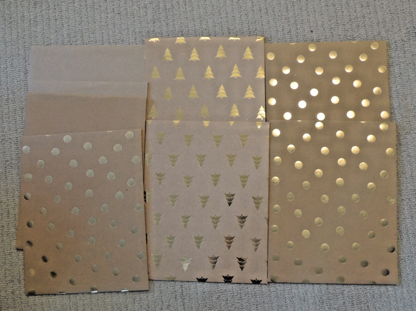 Brown Polka Dots GIFT BOX 2, PLUS 3 BROWN BOX WITH CHRISTAS TREE ...