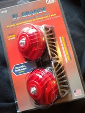 Dual Trumpet 12V Electric Horn Kit for Cars, Trucks, Motorcycles - LOUD!  (NEW)