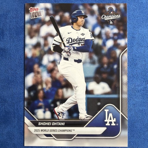2025 Topps Now - World Series Champions - Shohei Ohtani #WS-1 LA Dodgers